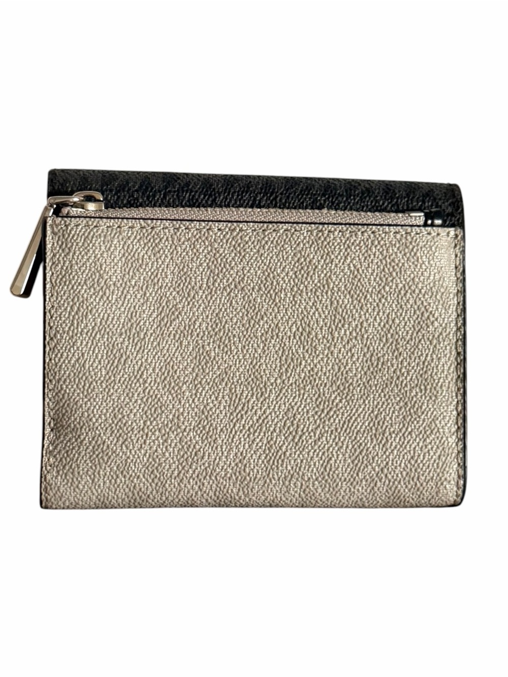 Michael Kors Black and Silver Envelope Wallet - Picture 3 of 5